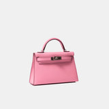 Hermès Mini Kelly 20 Bubblegum Epsom PHW