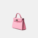 Hermès Mini Kelly 20 Bubblegum Epsom PHW