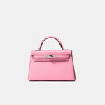 Hermès Mini Kelly 20 Bubblegum Epsom PHW