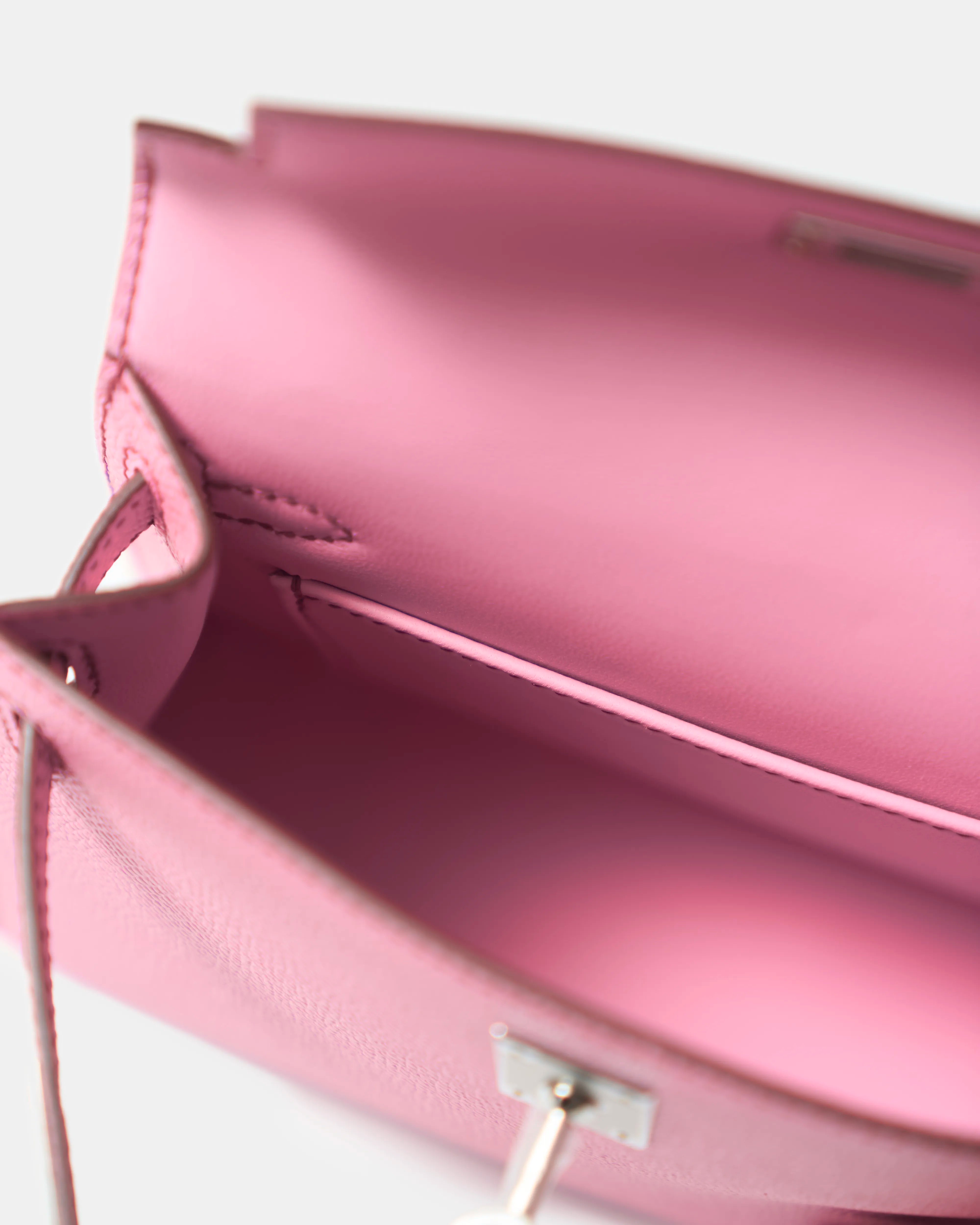 Hermès Mini Kelly 20 Bubblegum Epsom PHW