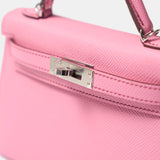 Hermès Mini Kelly 20 Bubblegum Epsom PHW