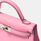 Hermès Mini Kelly 20 Bubblegum Epsom PHW