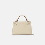 Hermès Mini Kelly 20 Craie Epsom GHW