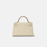 Hermès Mini Kelly 20 Craie Epsom GHW