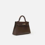 Hermès Kelly Mini 20 Ebene Electrum