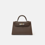 Hermès Kelly Mini 20 Ebene Electrum