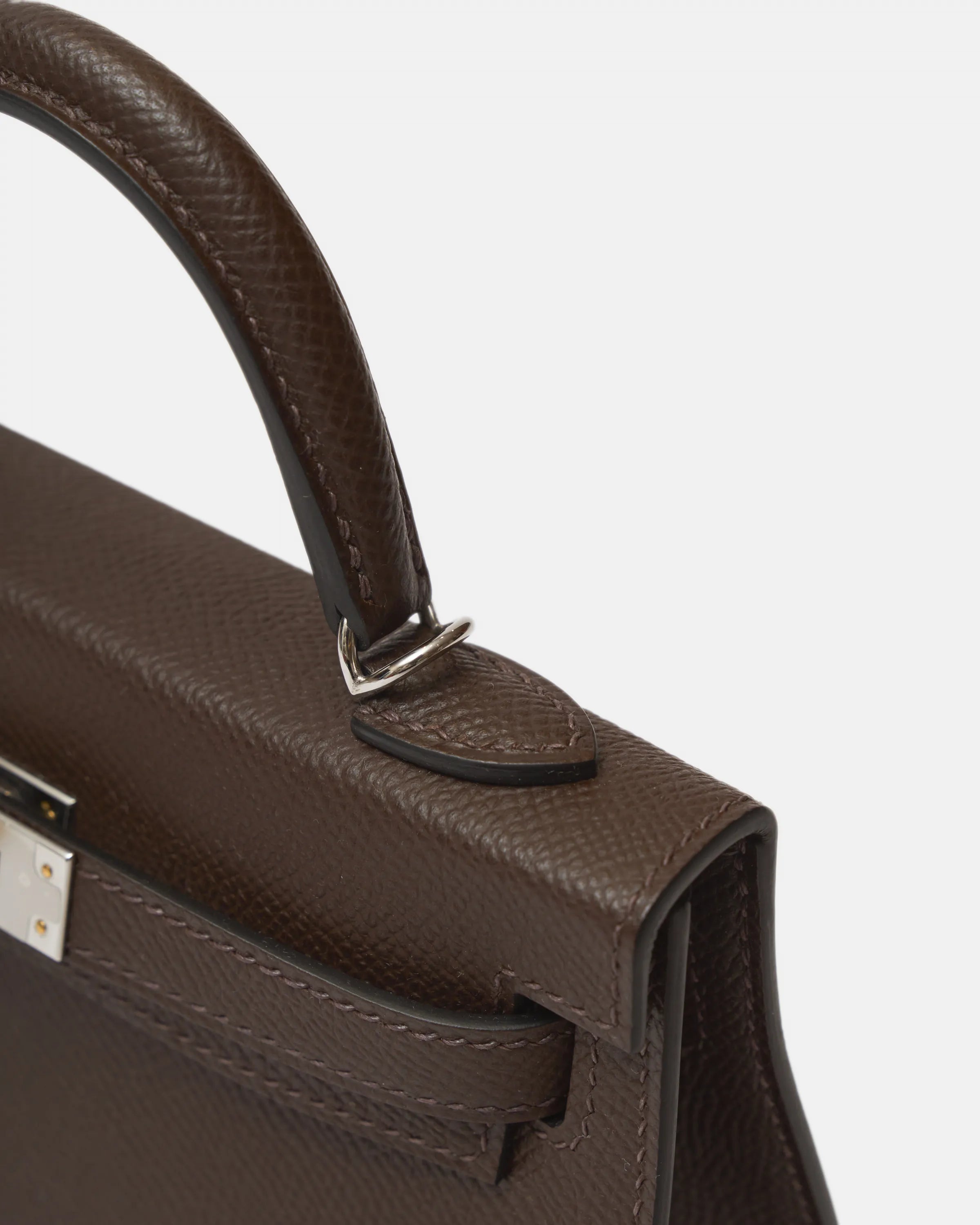 Hermès Kelly Mini 20 Ebene Electrum