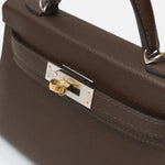 Hermès Kelly Mini 20 Ebene Electrum