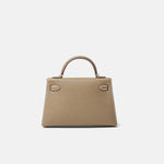 Hermès Mini Kelly 20 Etoupe Epsom GHW