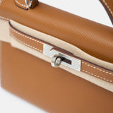 Hermès Mini Kelly 20 Gold Epsom PHW