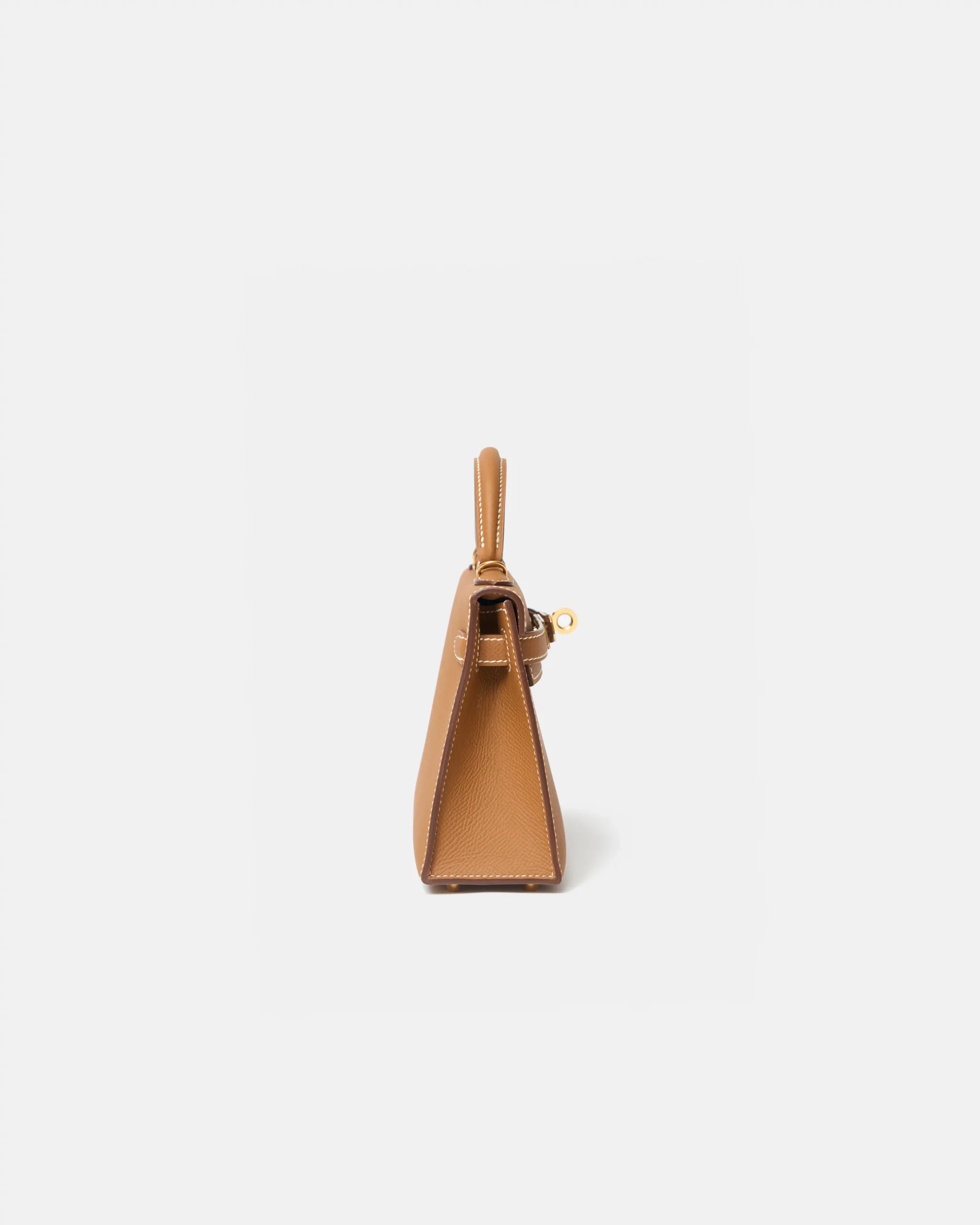 Hermes Mini Kelly 20 Gold Epsom GHW