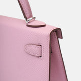 Hermès Mini Kelly 20 Mauve Sylvestre Epsom PHW