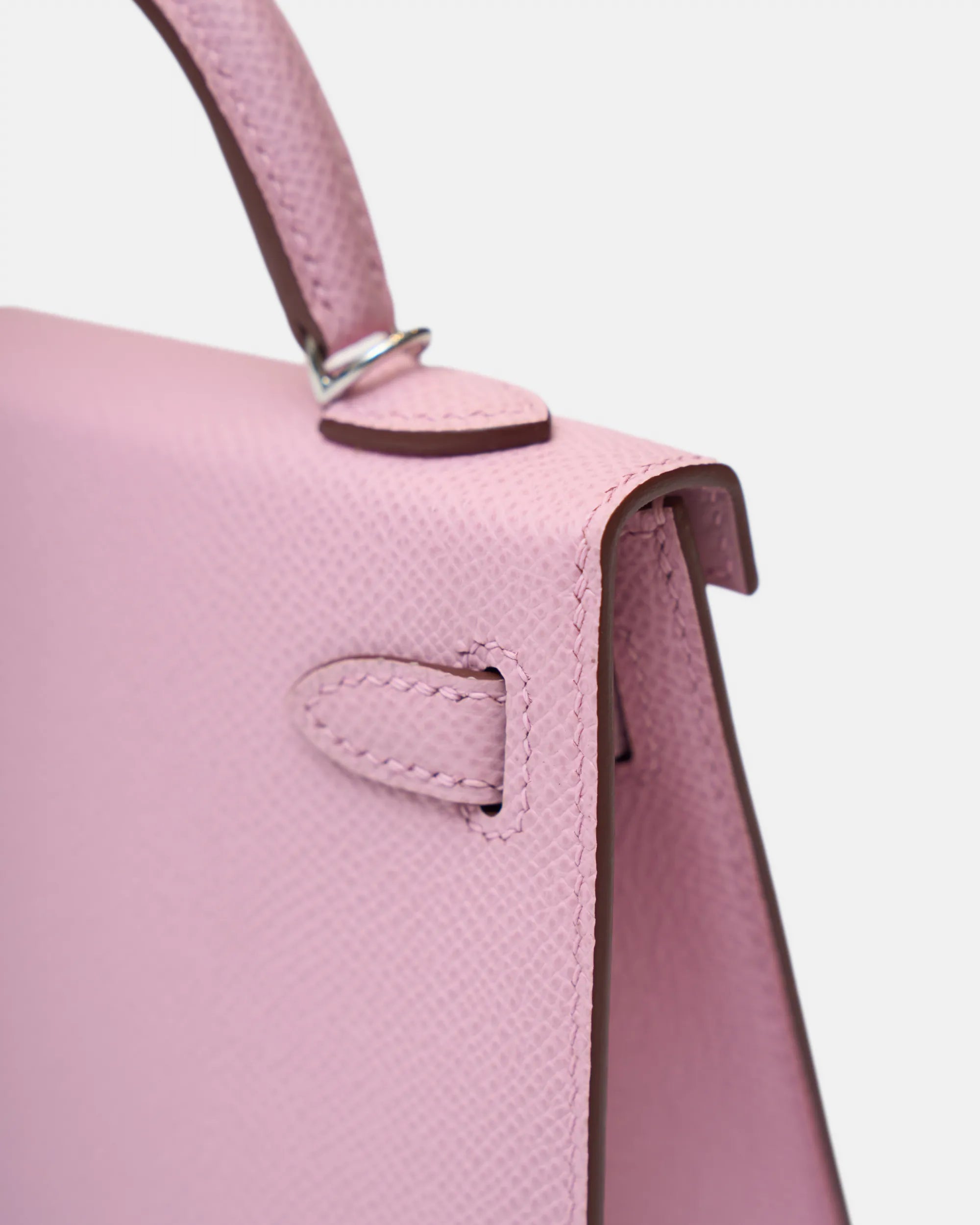 Hermès Mini Kelly 20 Mauve Sylvestre Epsom PHW