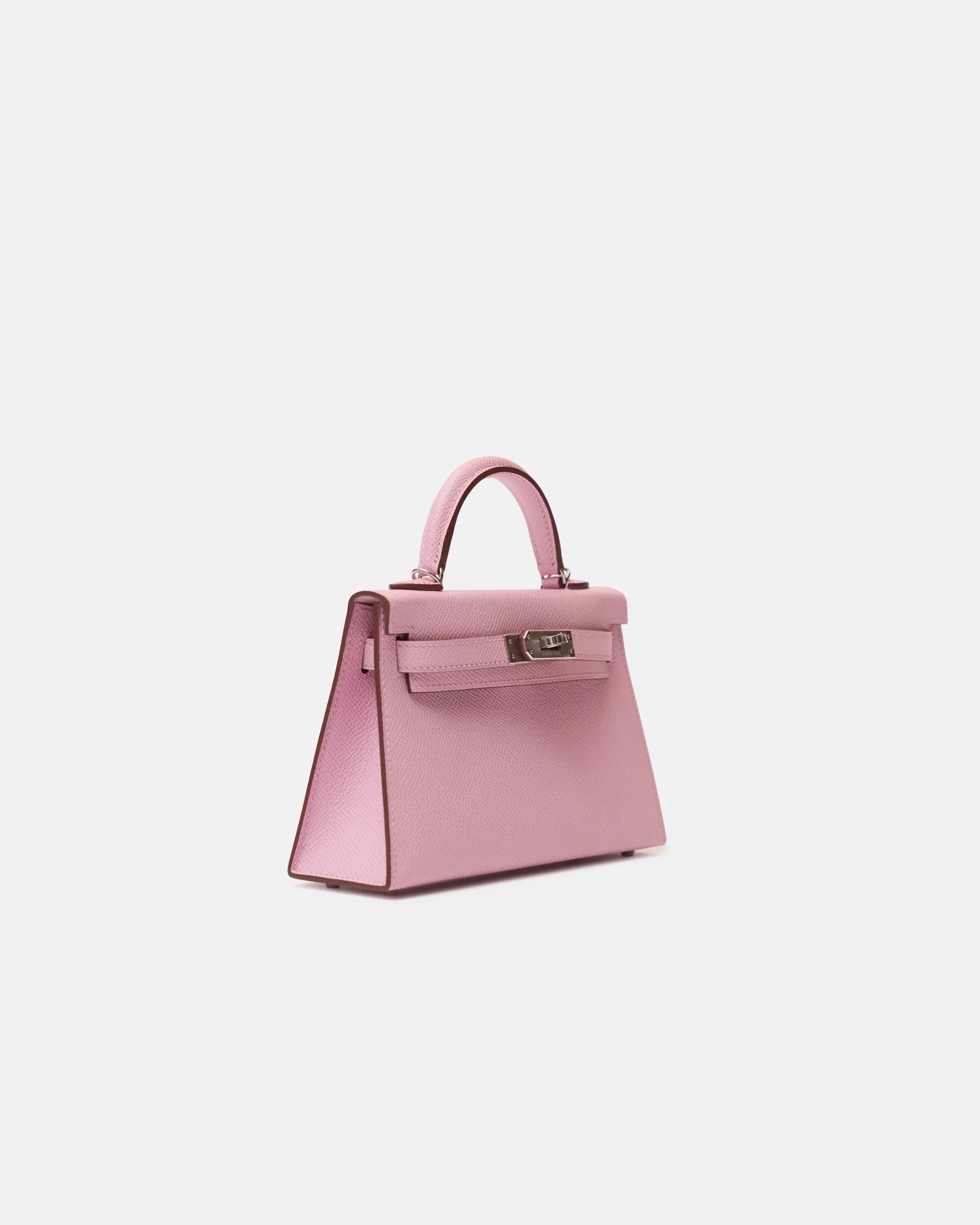 Hermès Mini Kelly 20 Mauve Sylvestre Epsom PHW