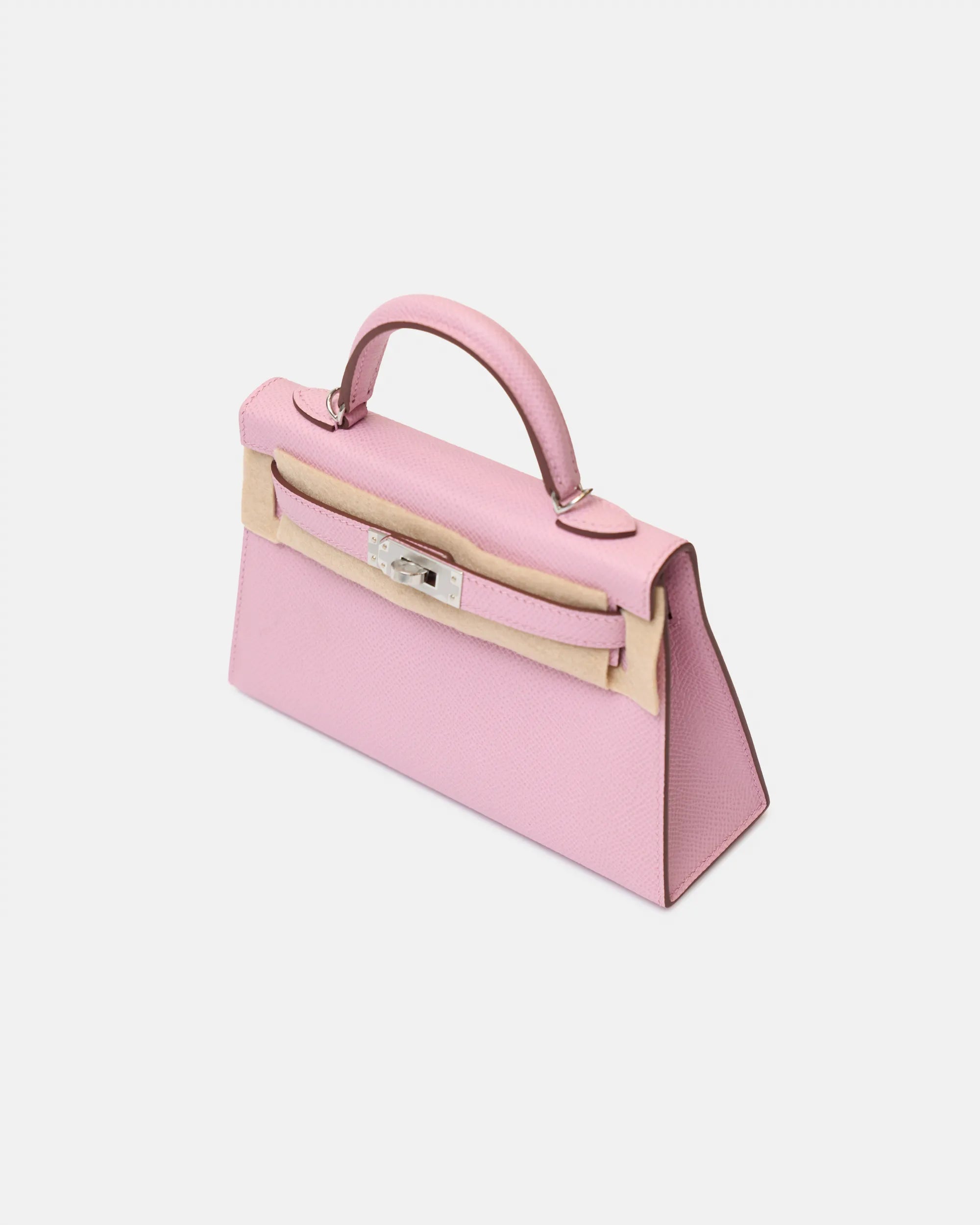 Hermès Mini Kelly 20 Mauve Sylvestre Epsom PHW