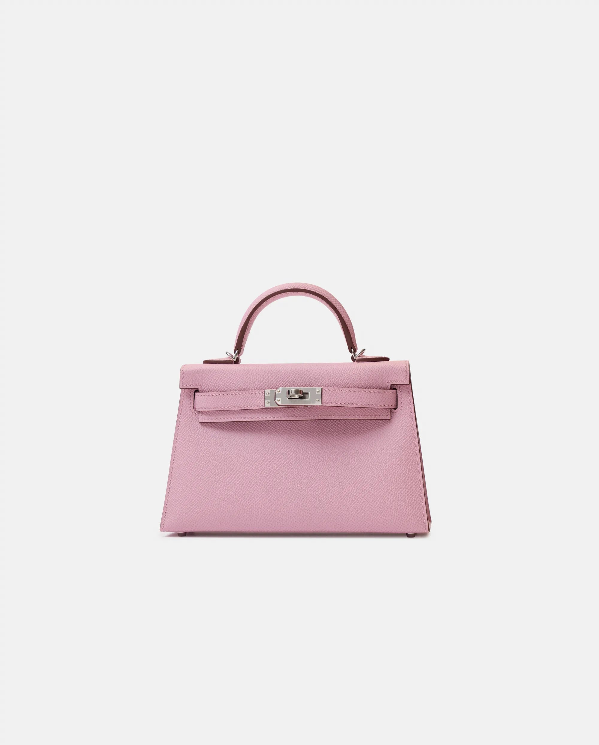 Hermès Mini Kelly 20 Mauve Sylvestre Epsom PHW
