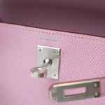Hermès Mini Kelly 20 Mauve Sylvestre Epsom PHW