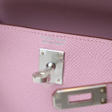 Hermès Mini Kelly 20 Mauve Sylvestre Epsom PHW