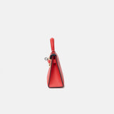 Hermès Mini Kelly 20 Tricolor RedPink Blue Interior Epsom PHW