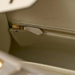 Hermès Birkin Sellier 25 Craie Epsom GHW