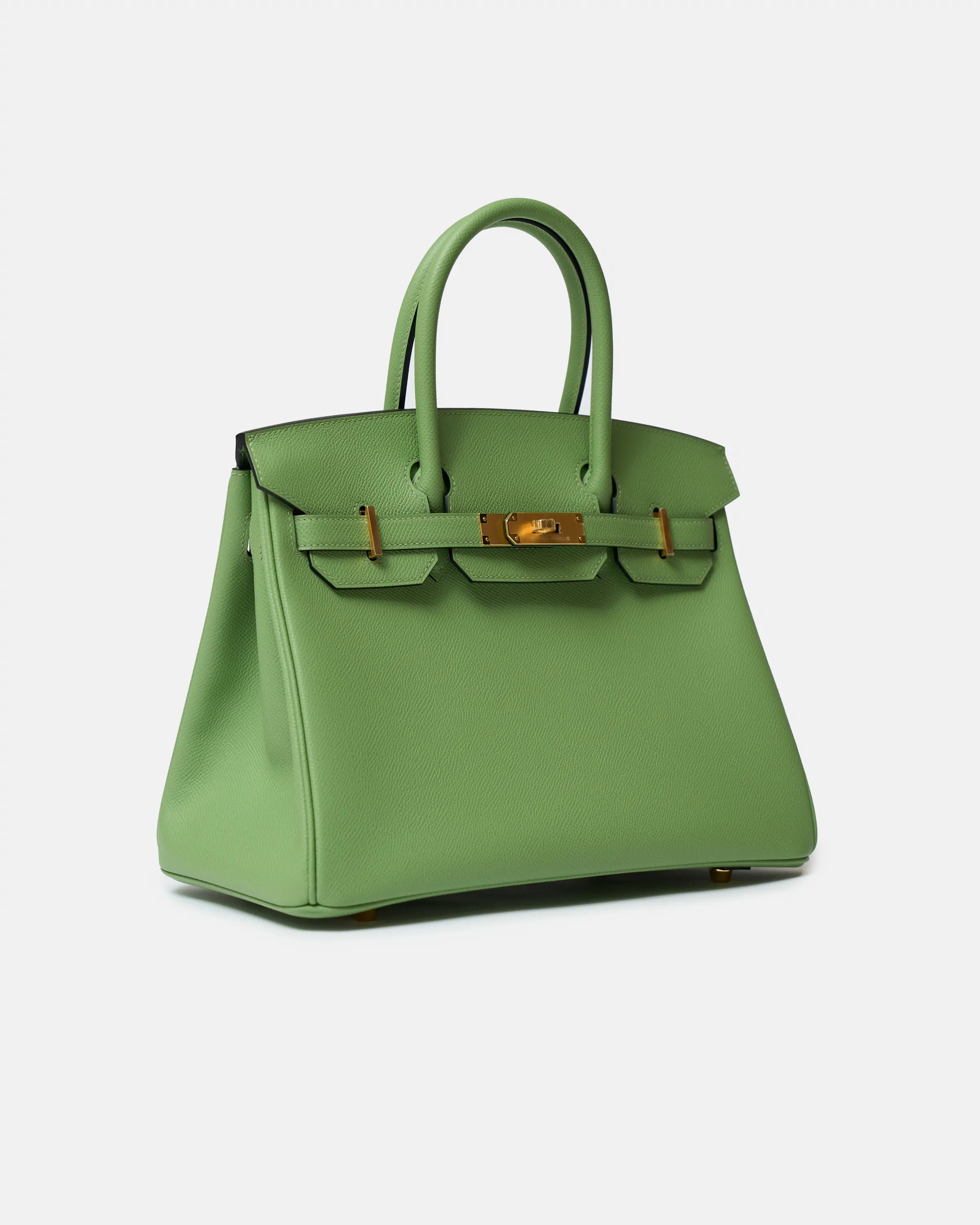Hermès Birkin 30 Vert Criquet Epsom GHW