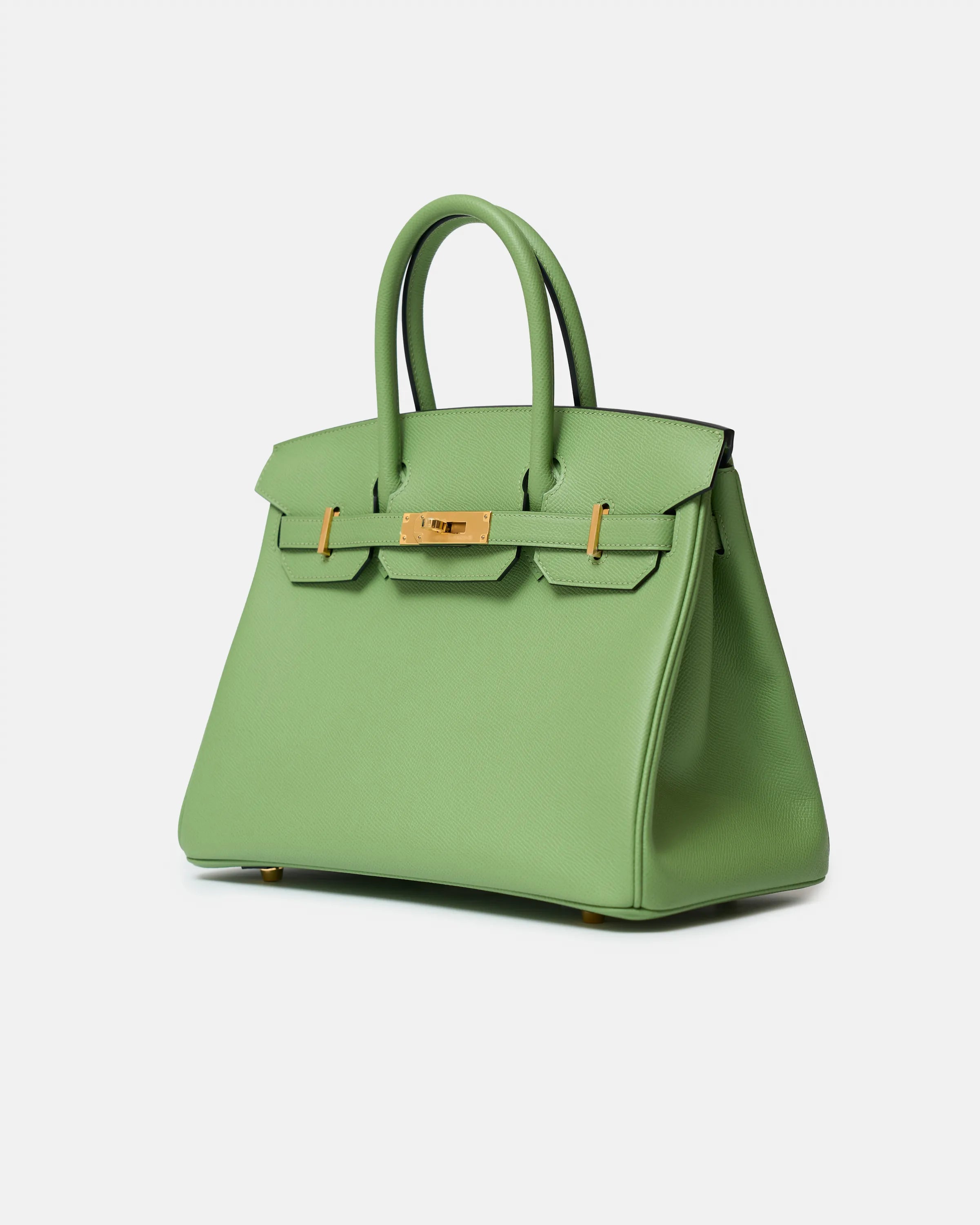 Hermès Birkin 30 Vert Criquet Epsom GHW