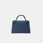 Hermès Mini Kelly Navy Lizard  Madame Leather PHW