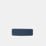 Hermès Mini Kelly Navy Lizard  Madame Leather PHW