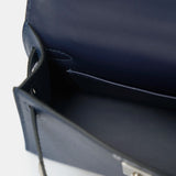 Hermès Mini Kelly Navy Lizard  Madame Leather PHW