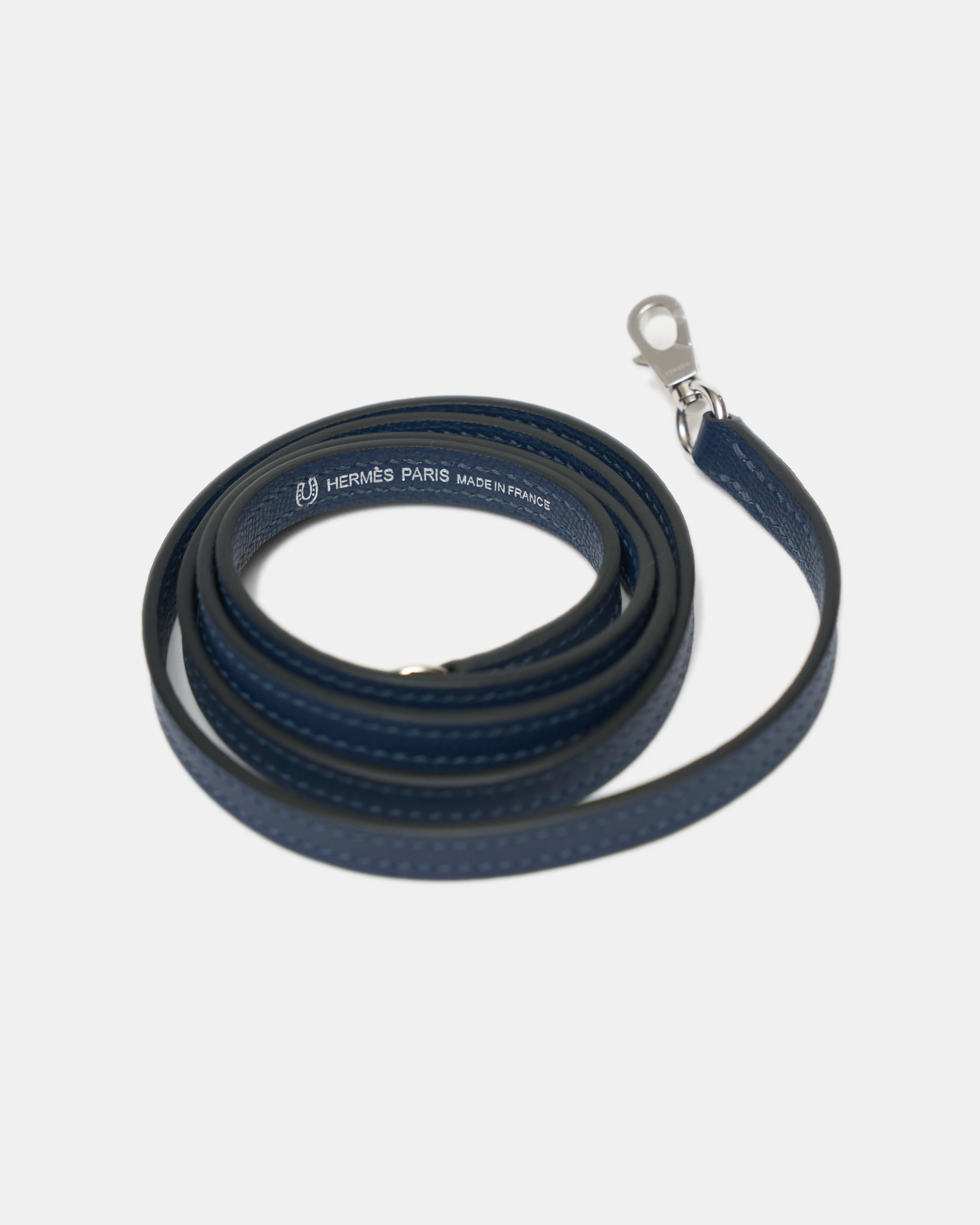 Hermès Mini Kelly Navy Lizard  Madame Leather PHW