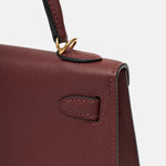 Hermès Mini Kelly 20 Rouge H Madame Leather GHW