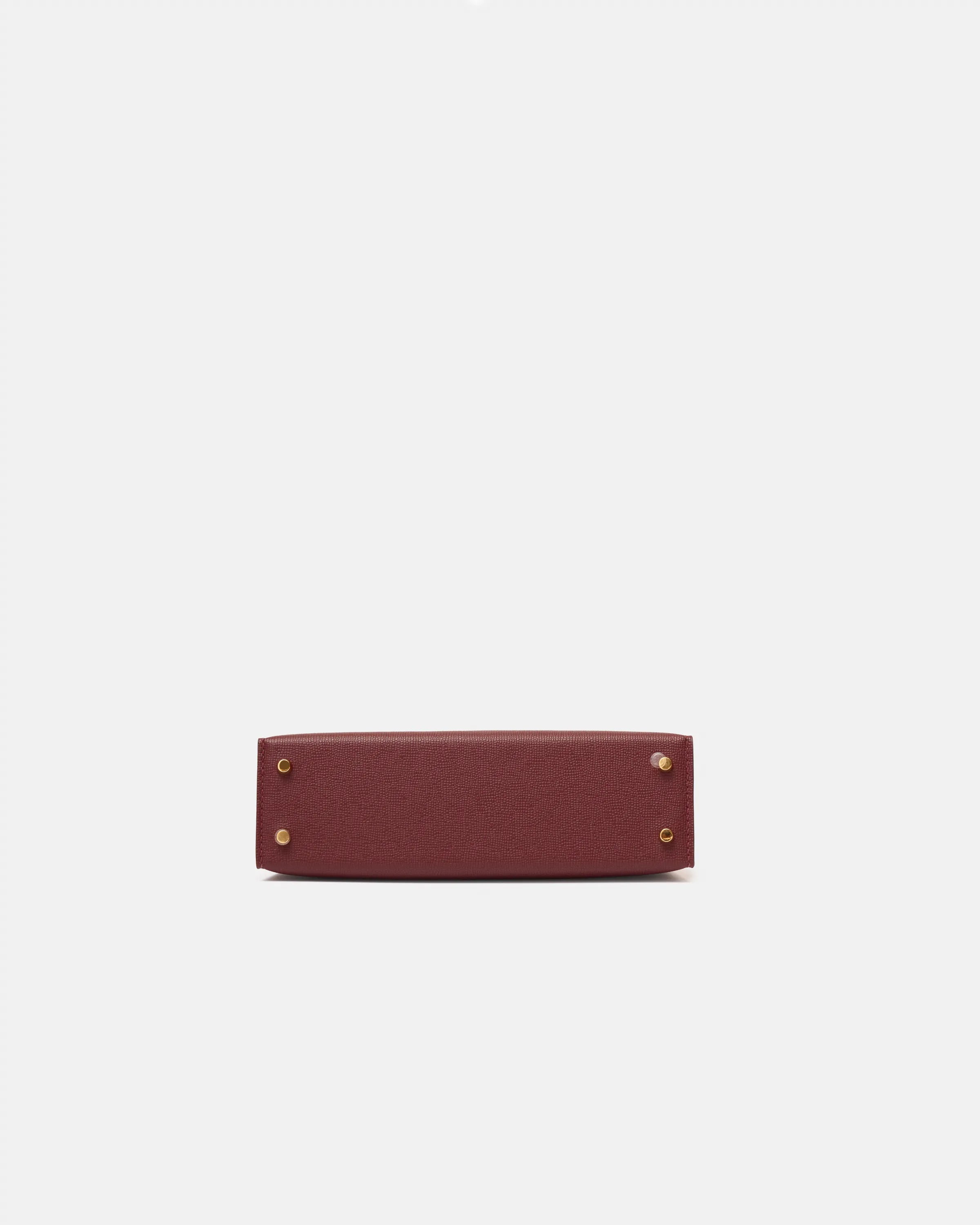 Hermès Mini Kelly 20 Rouge H Madame Leather GHW