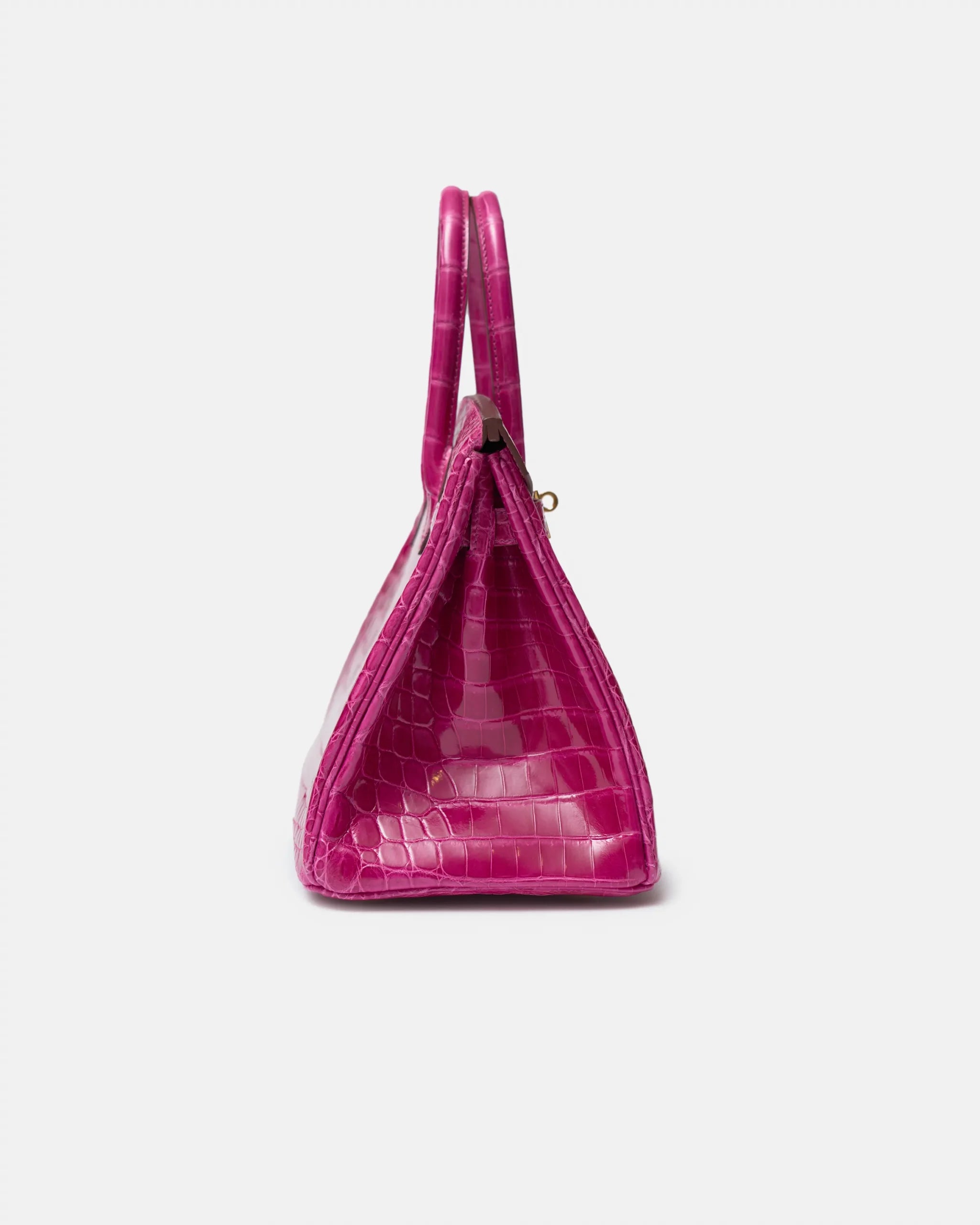 Hermès Birkin 30 Rose Scheherezade Crocodile GHW