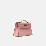 Hermès Kelly Pochette Rose Sakura Swift Phw
