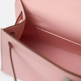 Hermès Kelly Pochette Rose Sakura Swift Phw