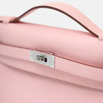 Hermès Kelly Pochette Rose Sakura Swift Phw