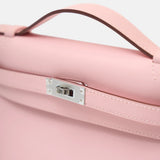 Hermès Kelly Pochette Rose Sakura Swift Phw