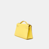 Hermès Kelly Pochette Lime Swift PHW