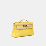 Hermès Kelly Pochette Lime Swift PHW
