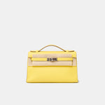Hermès Kelly Pochette Lime Swift PHW