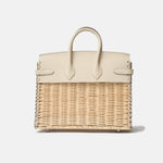 Hermès Birkin 25 Sellier Picnic Nata Swift PHW