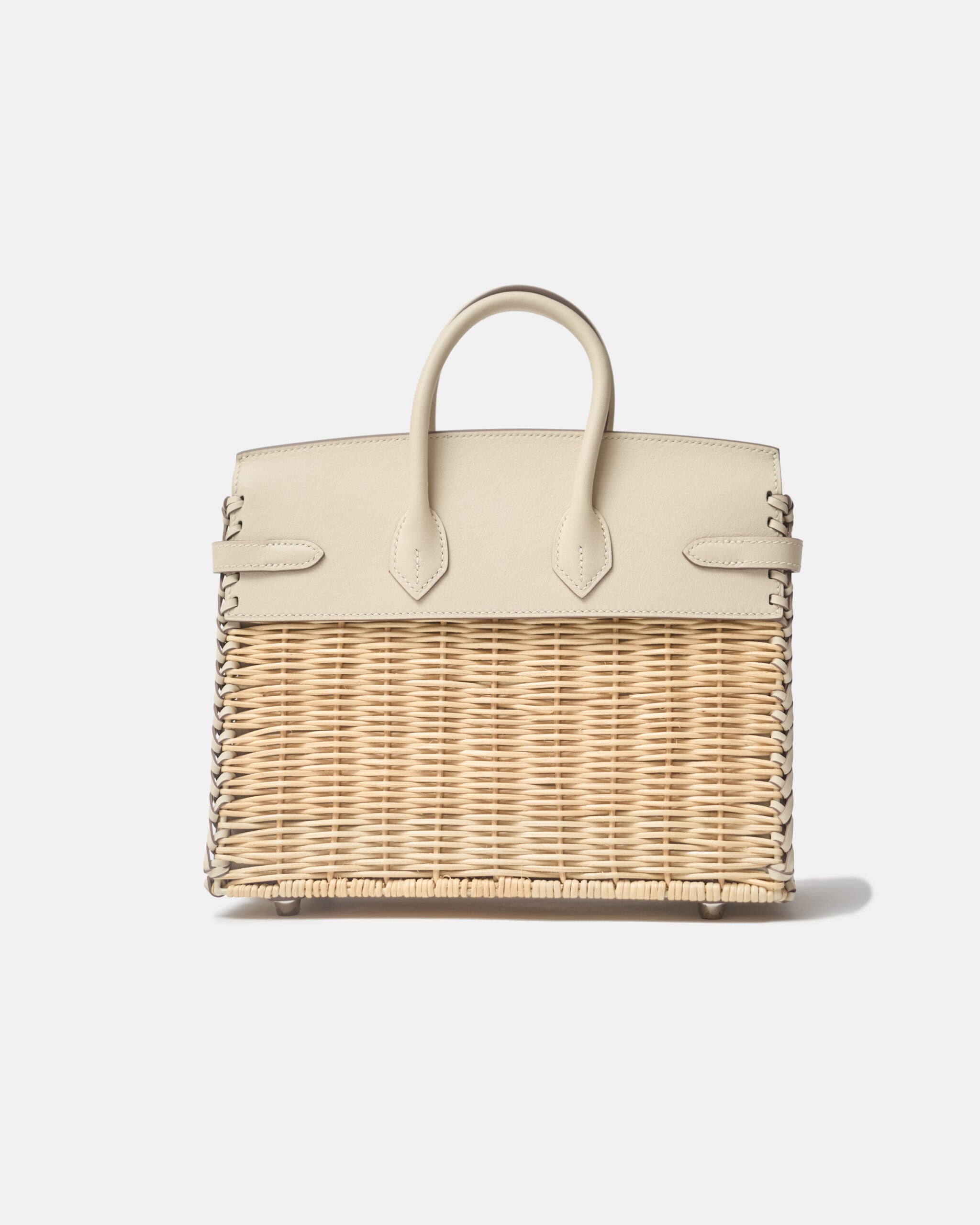 Hermès Birkin 25 Sellier Picnic Nata Swift PHW