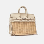 Hermès Birkin 25 Sellier Picnic Nata Swift PHW