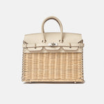 Hermès Birkin 25 Sellier Picnic Nata Swift PHW