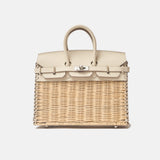 Hermès Birkin 25 Sellier Picnic Nata Swift PHW