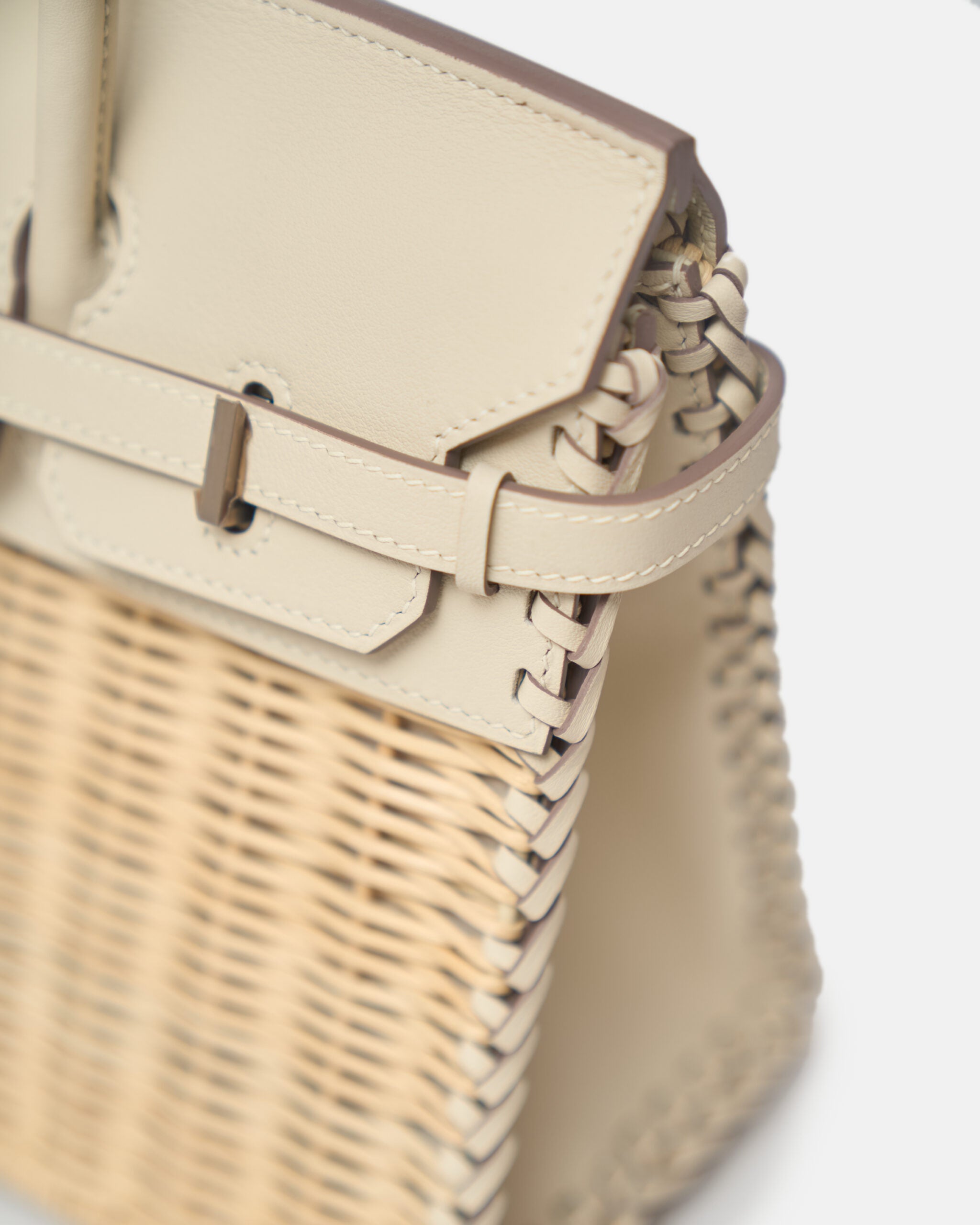 Hermès Birkin 25 Sellier Picnic Nata Swift PHW