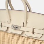 Hermès Birkin 25 Sellier Picnic Nata Swift PHW