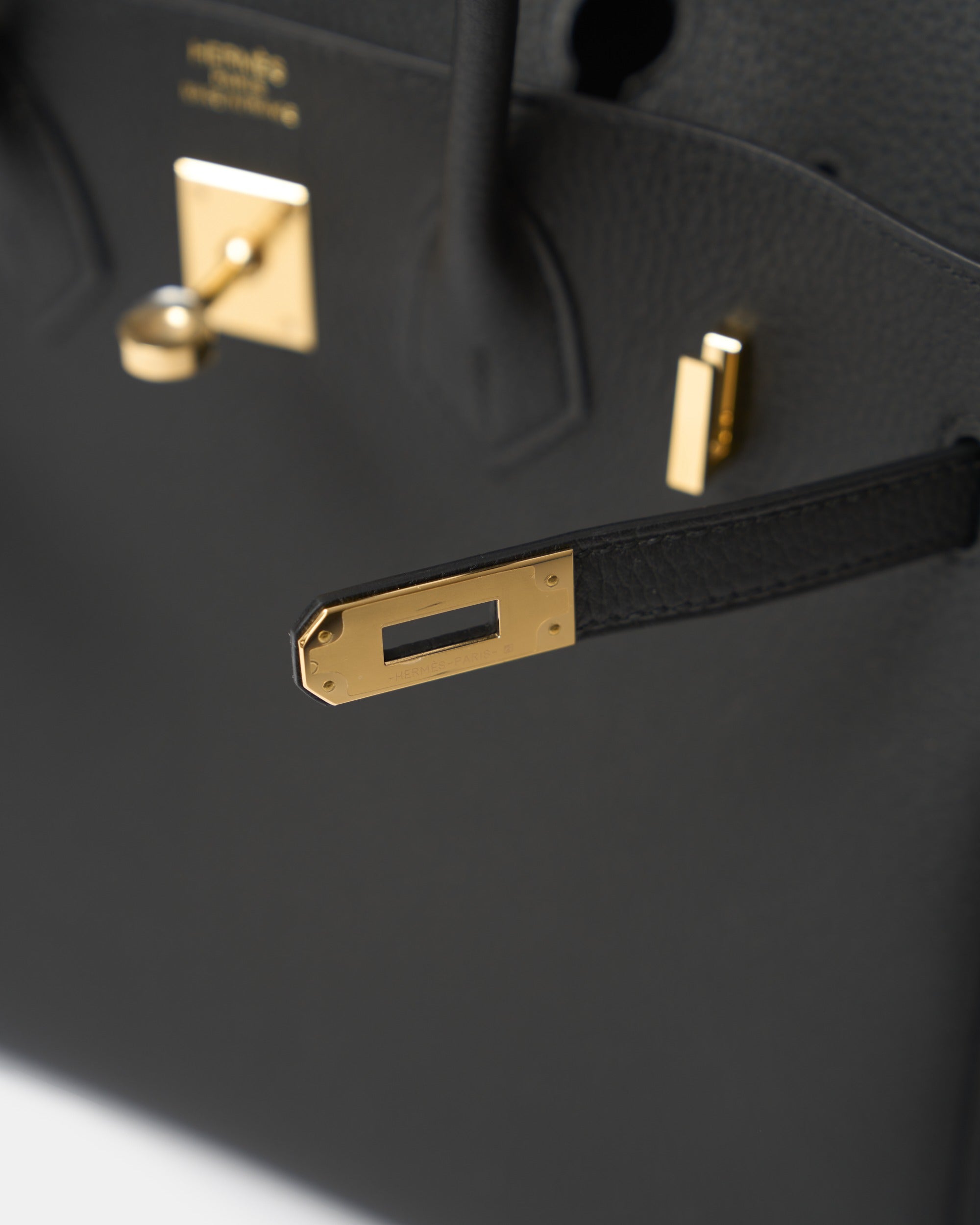 Hermes Birkin 25 Black Togo GHW