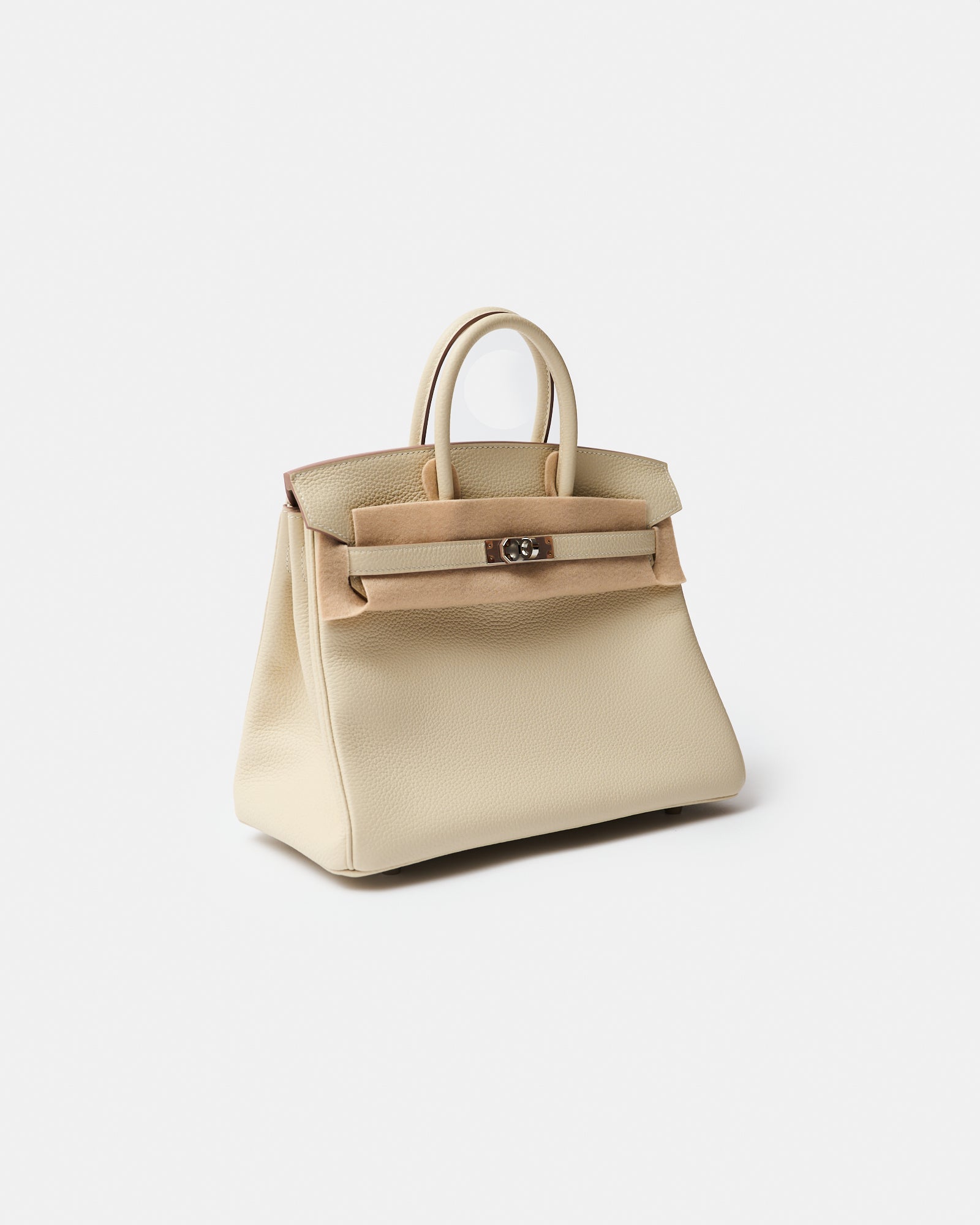 Hermès Birkin Togo 25 Craie PHW