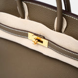 Hermès Birkin 25 Etoupe Togo GHW